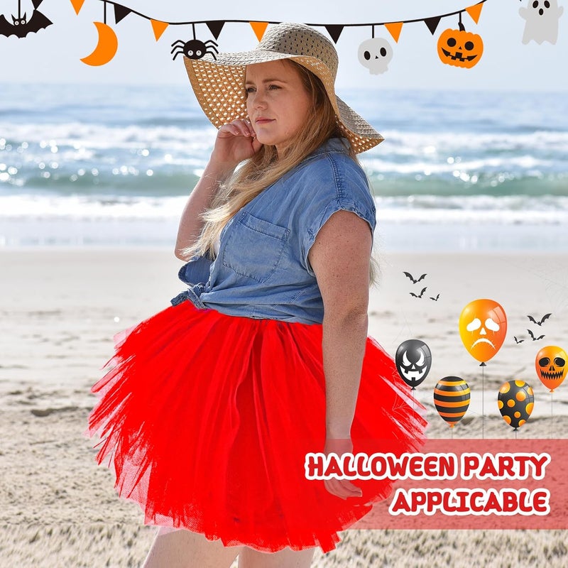 Fynnsure 5 Layers Plus Size Tutu Skirts for Women Extra Large Tulle Skirt 80s Adult Tutu Skirts Tutus Halloween Costumes - Image 5